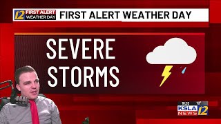 First Alert Meteorologist Evan Thomason discusses the incoming First Alert Weather Day!