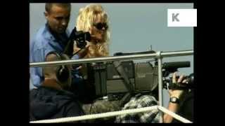 1990s Cannes, Pamela Anderson Barb Wire Press Call, Archive Footage