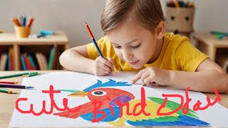 Create AMAZING Bird Drawings Like a Pro! easy Bird drawing for kids and beginner lsummer2025 lesson1