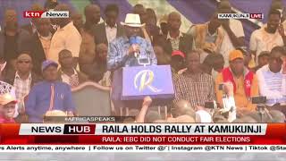 Raila Odinga: Our opponents beat us only in Rift Valley during the 2022 elections