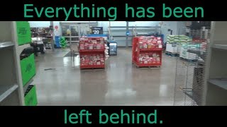 Abandoned Walmart With Power And Everything Left Behind