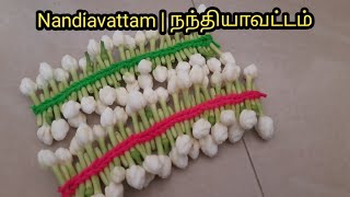 How to String Nandiavattam flowers | நந்தியாவட்டம் பூ