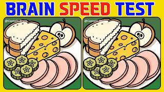 🧠🧩Spot the 3 Differences | Brain Speed Test 《A Little Difficult》