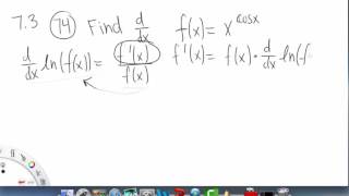 Logarithms and their Derivative Example 2 | Single Variable Calculus for Sci & Eng | Griti