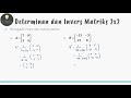 matematika sma matriks 5 determinan matriks 2x2 invers matriks 2x2 a