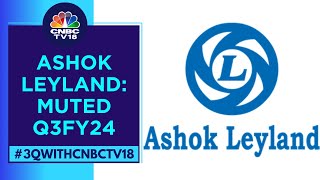Ashok Leyland Reports A Muted Q3 But Margin Comes In Above Estimates | CNBC TV18