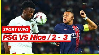 PSG VS OGC NICE -  (2 - 3) - Résumé & tous les buts - ( PSG - OGCN ) / 2022-2023 [ LIGUE 1 France ]