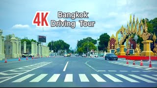 4K- Amazing The Most Beautiful Rattanakosin Island of Bangkok, Wat Phra Kaew, Wat Pho, Giant Swing