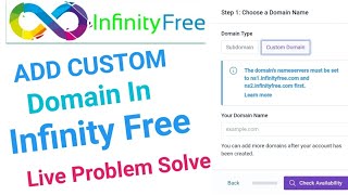 How to add custom domain in InfinityFree