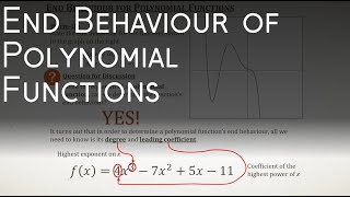 End Behaviour of Polynomial Functions