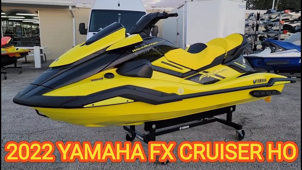 FIRST LOOK AT 2022 YAMAHA FX CRUISER HO---FIRST IN FLORIDA - YouTube