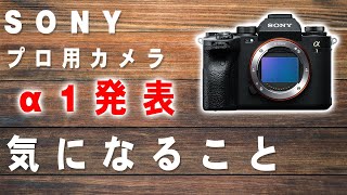 SONY プロ用カメラα1を発表！ スペックから気になることを雑談