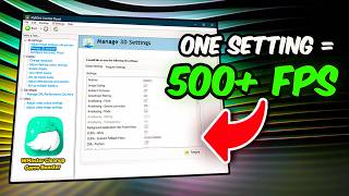 BEST NVIDIA Control Panel Settings to BOOST FPS for GAMING (Optimize NVIDIA Performance 2026)