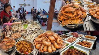 Phát Hiện Quán Buffet Hải Sản Đảo Cua gần 150 món Tôm Cua Ghẹ Sống Ăn Thả Ga Tại Hồ Ở Sài Gòn