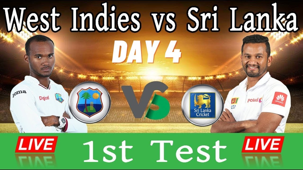 🔴 LIVE : Sri Lanka Vs West Indies | 1st Test | Day 4 | WI Vs SL | Live ...