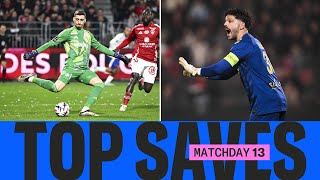 Top goalkeeper saves Week 13 - Ligue 1 McDonald's 24/25