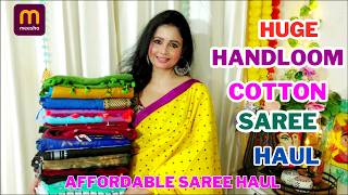 Meesho Affordable Cotton Saree Haul || Meesho saree haul ||Meesho Haul || Meesho Handloom Saree Haul