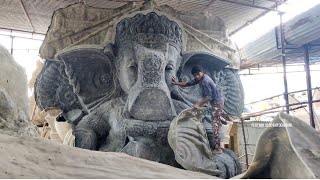 Ganesh Making 2022 | Dhoolpet Biggest Ganesh Making 2022 | Ganesh Making Full Process | #ganesh2022