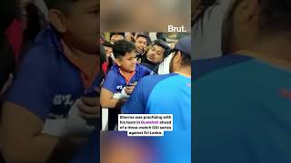When India captain Rohit Sharma met an emotional fan…