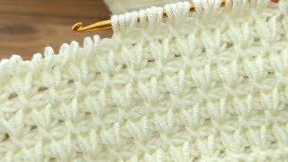 Wonderful💯👌Tunisian crochet baby blanket pattern online tutorial for beginners