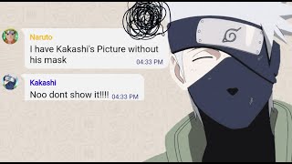 When Naruto reveals Kakashi's face without his mask (it gets even funnier)