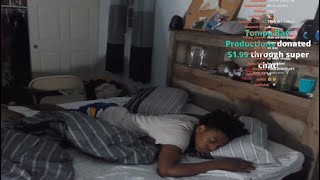 IShowSpeed Does Sleep Stream And Chat Trolls Him With Donations😂