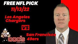 NFL Picks - Los Angeles Chargers vs San Francisco 49ers Prediction, 11/13/2022 Week 10 NFL