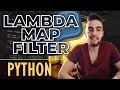 Python Lambda Map Filter Explained all together in ONE video