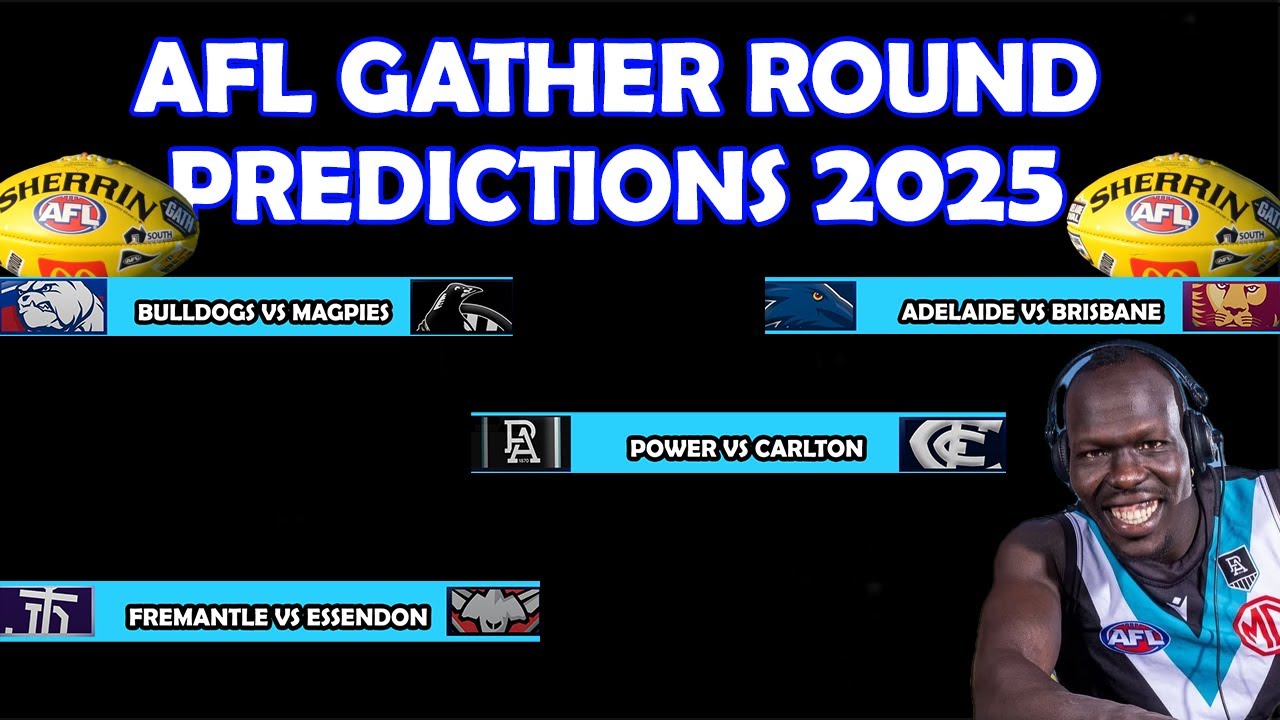 Early AFL 2025 Gather Round Predictions - YouTube