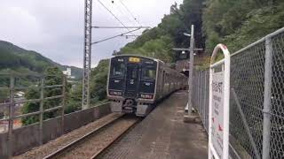 【JR九州】篠栗線813系筑前山手駅発車シーン