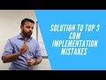 Solution To Top 3 CRM Implementation Mistakes | Whiteboard Wednesday with Bharat Sahani