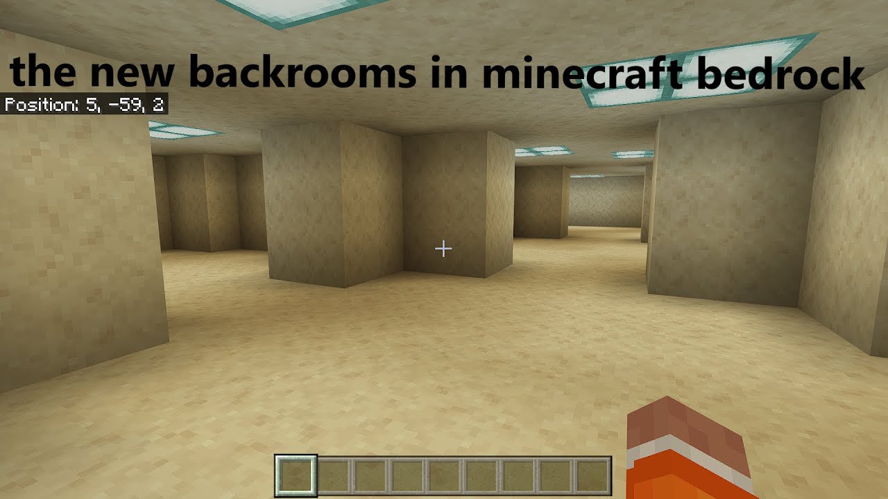 The New Backrooms In Minecraft Bedrock - YouTube