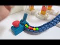 marble run ☆ bead coaster. fist hammer start course