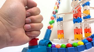 Marble Run ☆ Bead Coaster. Fist Hammer Start Course