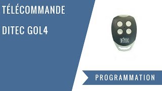 Comment programmer une Ditec Gol4 ?