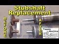 Machining & Welding - Conveyor Roller Stub Shaft Replacement, Quick and Dirty Shop Made Tool Build