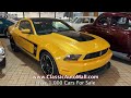 five 2012 ford mustang boss 302 ford mustangs in stock rare low mileage cars at classic auto mall