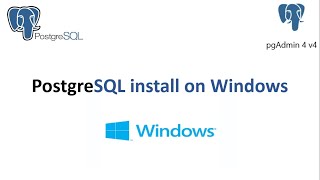 PostgreSQL Install on Windows. Part-2