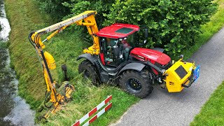 Mowing Ditches | JCB Fastrac 4190 + Herder | Florijn | 2022