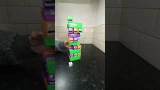 Jenga 🐛 wobbly worms game - Part 1 👉 winner in part 2 #challenge #game #jenga #worms #igasebcio