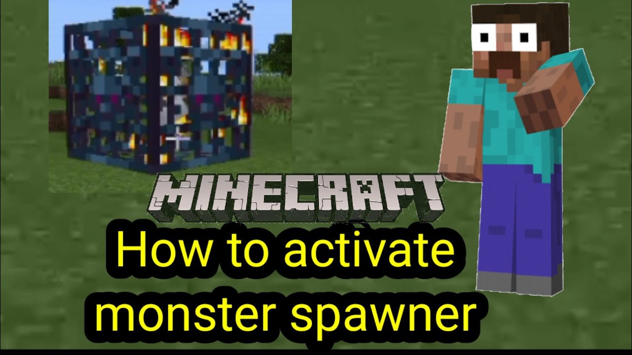 How To Activate Monster Spawner In Minecraft (Creative Mode) | Bhai Hai ...