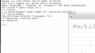 Text Files (Part 2) Reading from a text file