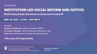 Institution-led Social Reform and Justice: Modernizing Gender Expression on Government-Issued ID