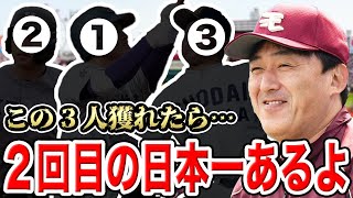 【ドラフト2023】楽天の1〜３位指名を完全シミュレーション【超難題】