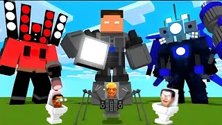 Monster School; Skibidi toilet VS Tv Man Titan Speakerman -MINECRAFT Animation