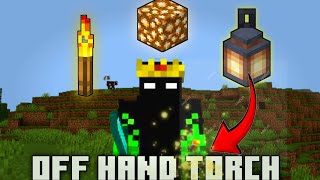 💡 Java Dynamic Light in MCPE 1.26+ | Off-Hand Torch Addon for Minecraft PE 🔥