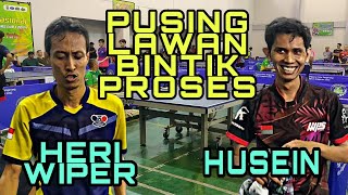 PUSING LAWAN BINTIK PROSES ‼️ HERI WIPER INTICLUB VS HUSEIN ILUTION 🏓 SINGLE UMUM NASIONAL