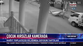 Çocuk hırsızlar kamerada