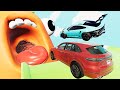 Porsche Cars VS Mystery DOORS - Sports Car Challenge - BeamNG Drive