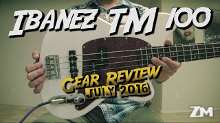 Gear Review - Ibanez TMB 100 Active EQ Bass - Best bass under $200! - (Only $150!!)